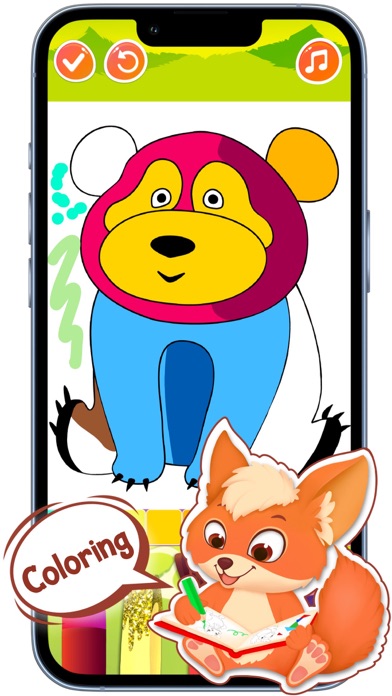 Current Playdo coloring activity screen