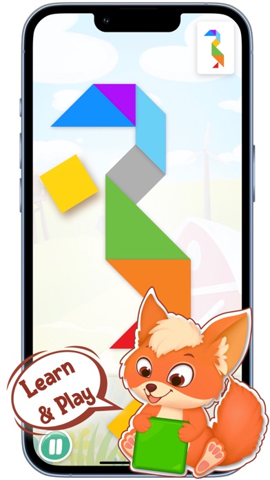 Current Playdo tangram activity screen
